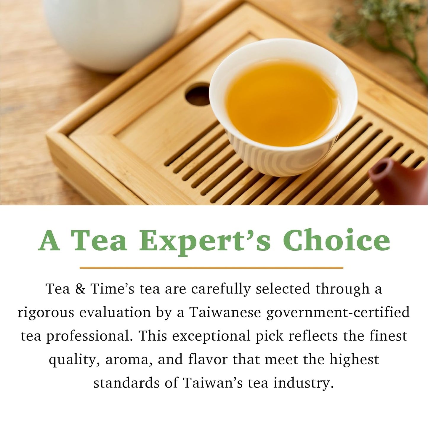 TEA &amp; TIME Oolong Tea Loose Leaf – Four Seasons Spring Oolong (Sijichun), Premium Taiwanese Oolong Tea, Fragrant Chinese Tea Leaves, Fresh Aroma, (100g / 3.5oz)