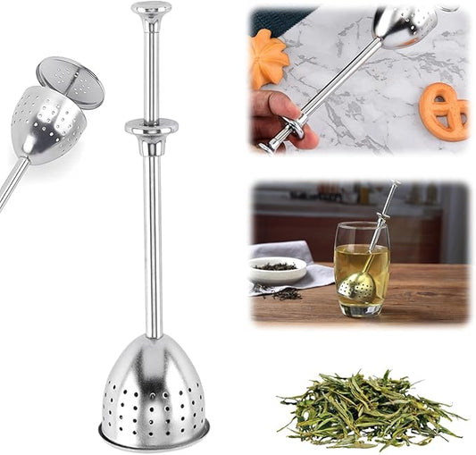 Stainless Steel Tea Diffuser,2025 New Tea Strainer Tea Infuser for Loose Leaf Tea,Creative Tea Spoon With Handle,Fine Holes Tea Interval Filter