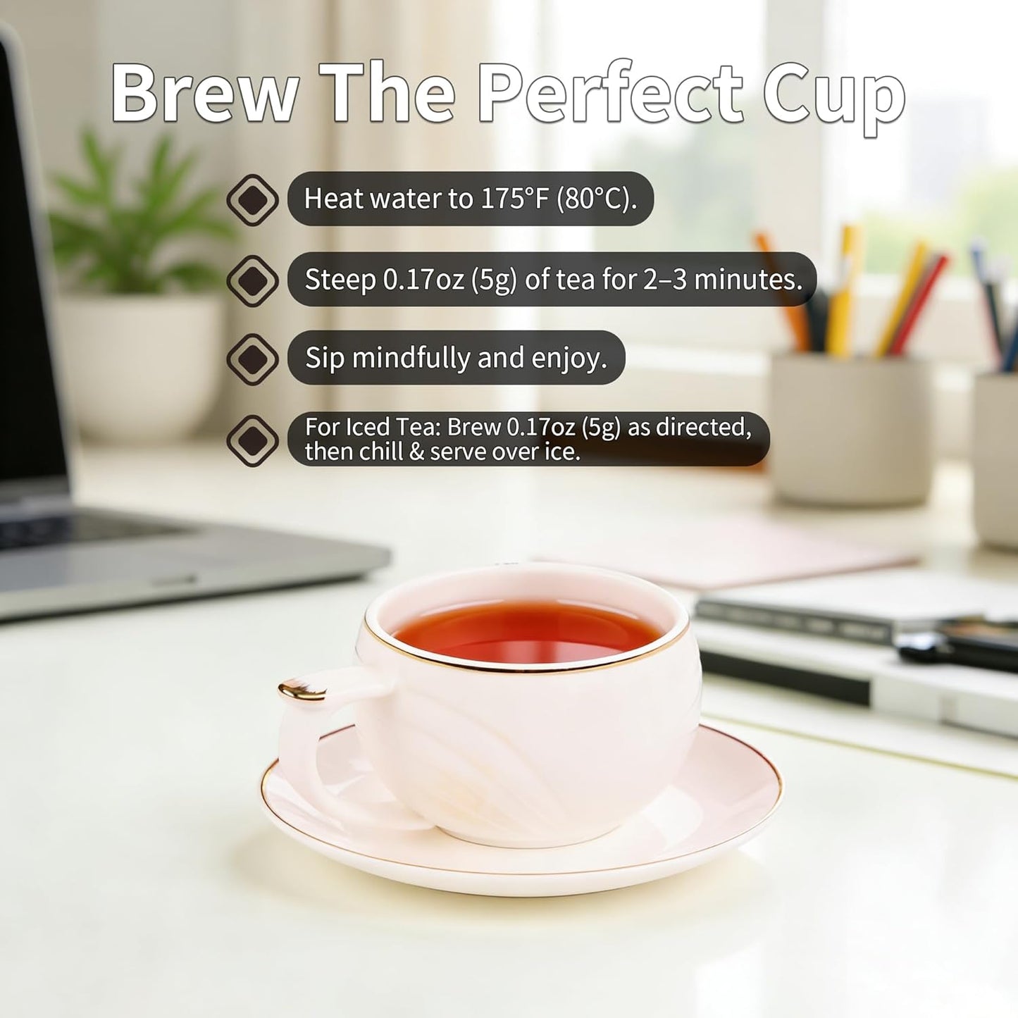 Choteaweis Black Tea Loose Leaf Pure Leaves in Iron Can | Chinese Lapsang Souchong Tea | 100% Natural with No Artificial Additives | 8.8 Ounce (250g)