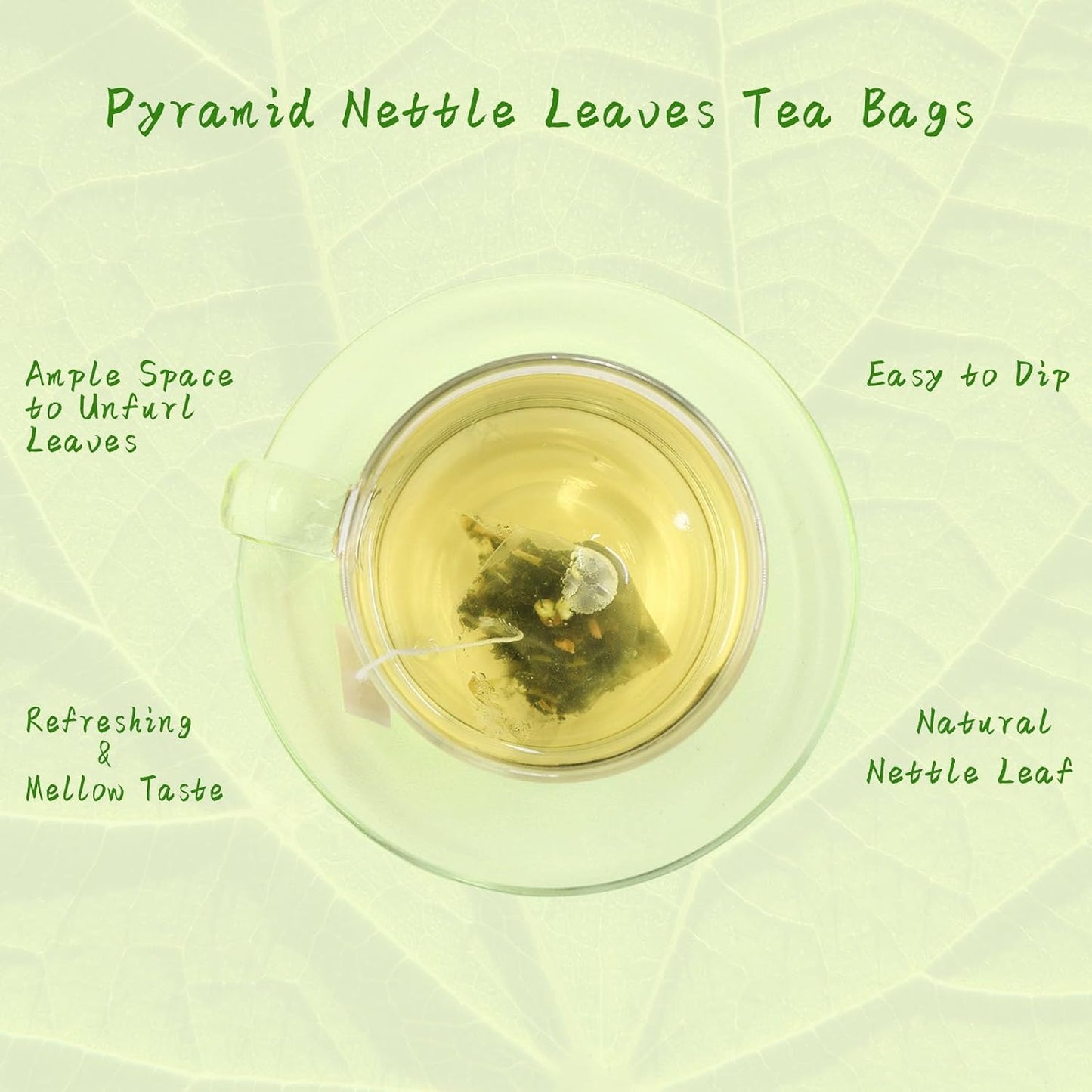 Jarteela - Nettle Leaf Tea Bag, 54 Ct, Stinging Nettle Tea Herbal Teabags