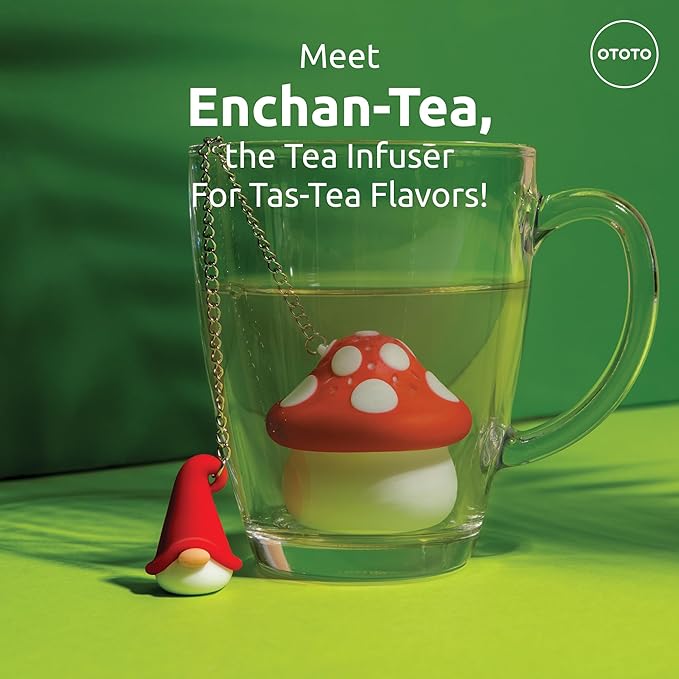 Cute Tea Strainers - Loose Leaf Tea Steeper, Tea Infuser for Loose Leaf Tea, Tea Diffusers, Tea Accessories, Mushroom Gifts, Cute Kitchen Accessories