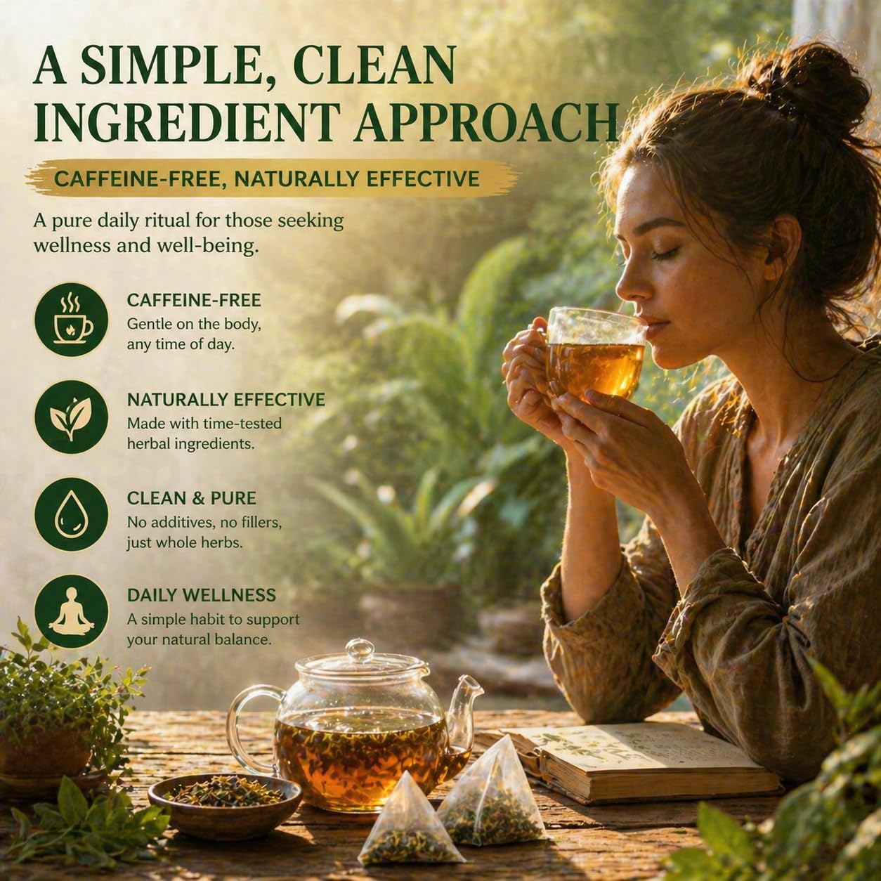 Jamaican Healing Garden Blood Detox Tea, Wildcrafted Herbs with Guaco, Burdock Root, Oregano, Cinnamon, Moringa, Hand Picked and Sun-Dried in the Blue Mountains of Jamalca 160g 5.64oz(1)