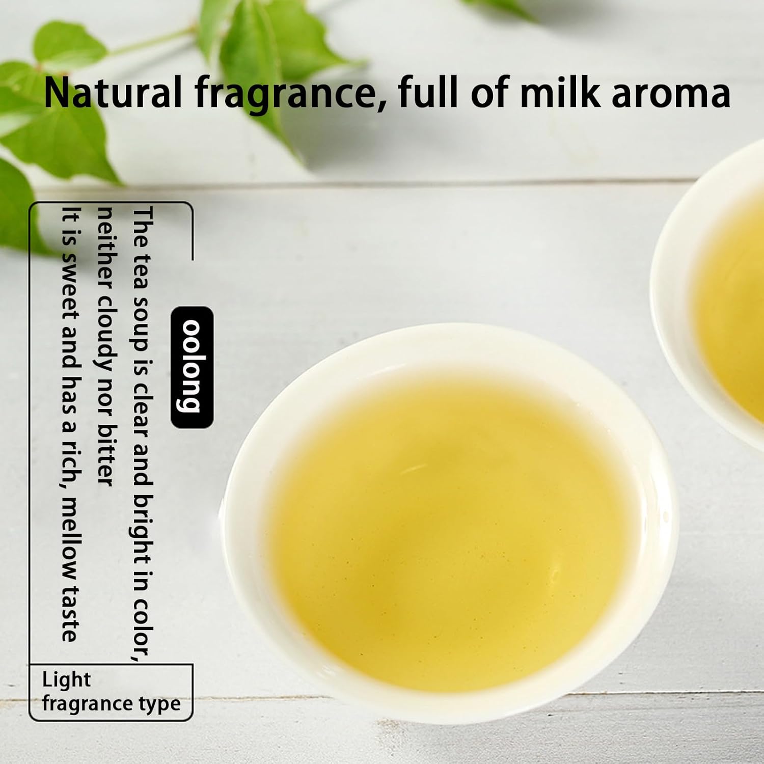 Alishan Oolong Tea Loose Leaf Oolong High Mountain Tea Taiwan Gaoshan Ulong Tea Chinese Fragrant and Sweet 阿里山 台湾茶 阿里山高山乌龙茶 5.3oz/150g