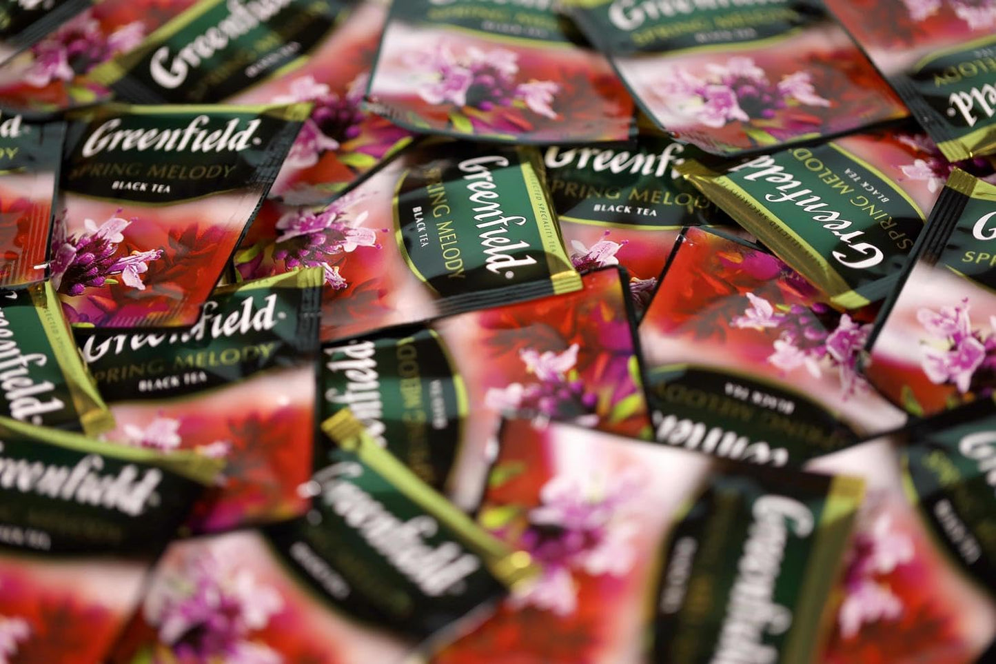 Spring Melody Greenfield Tea, 100 Tea Bags + 1 packet of Unipromax honey bundle