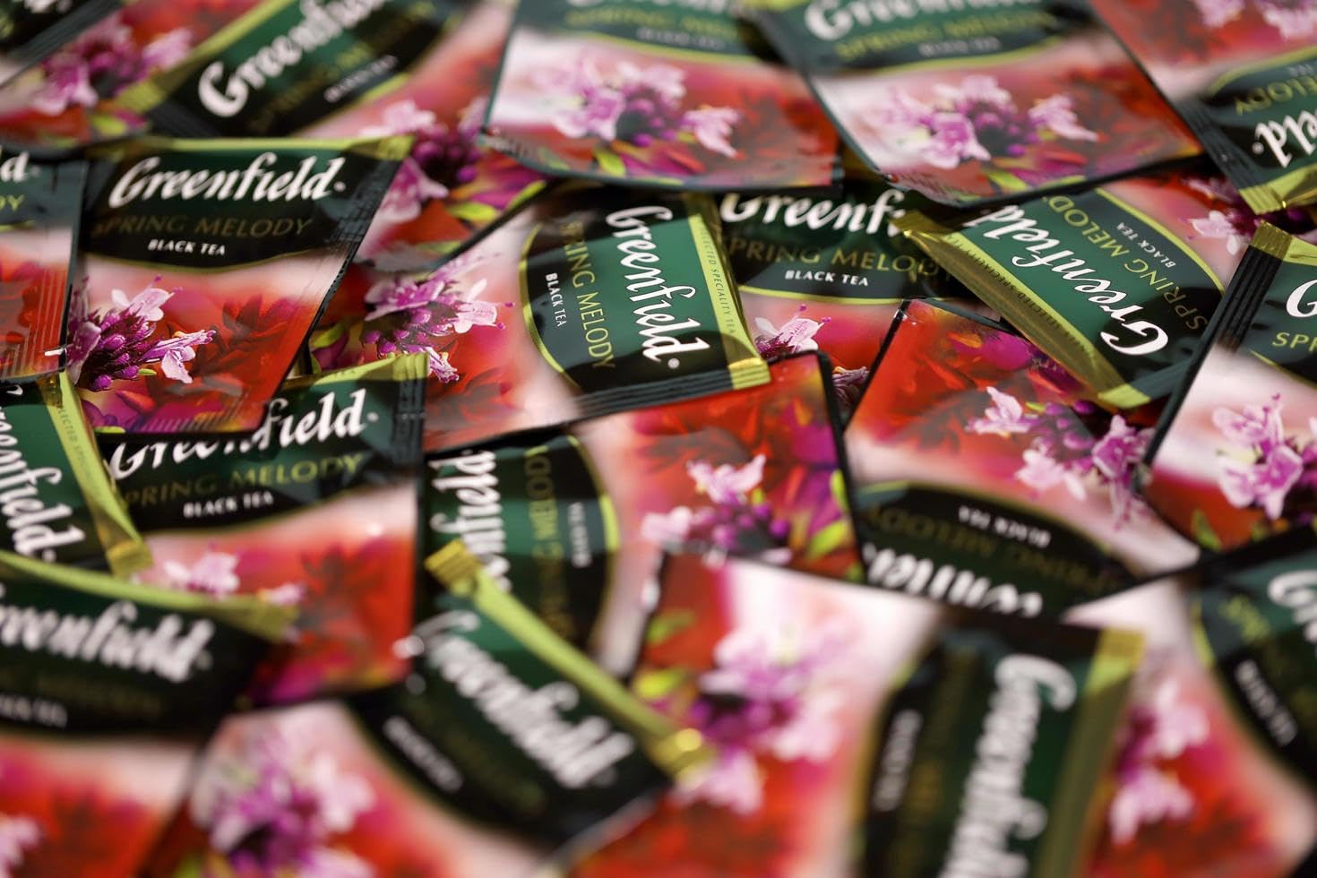 Spring Melody Greenfield Tea, 100 Tea Bags + 1 packet of Unipromax honey bundle