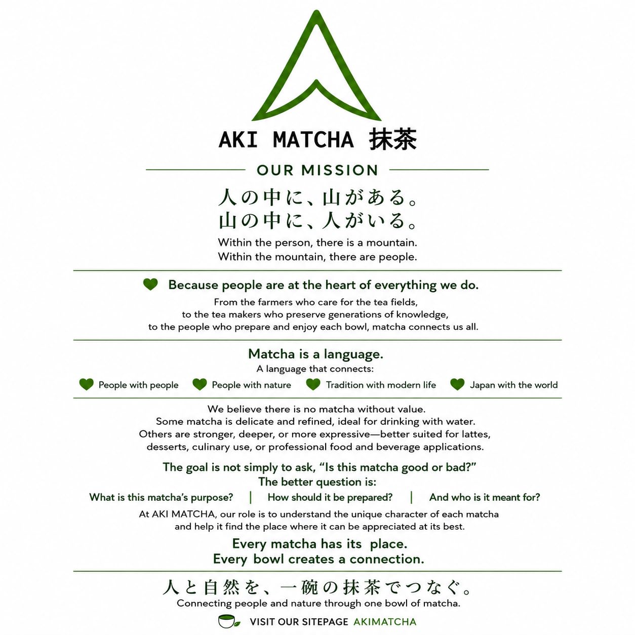 AKI MATCHA AKI02 - Saemidori Matcha First Harvest 2026 Ceremonial Grade Matcha | Origin Shizuoka Japan | Hand picked | Stone milled - Size 50g - 25serv