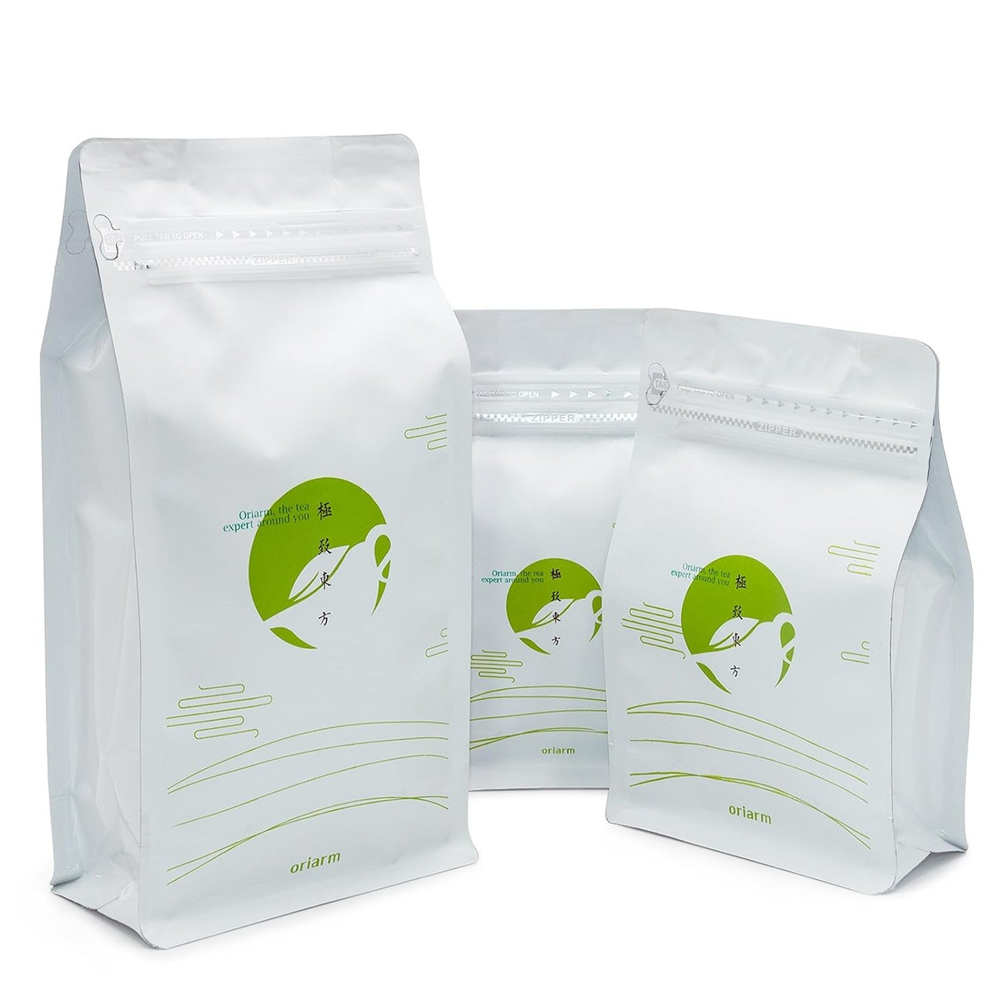 oriarmcha Xinyang Maojian Green Tea Leaves 100g - Xin Yang Mao Jian Chinese Loose leaf Green Tea - Yuqian Spring Tea Ziplock Resealable Bag