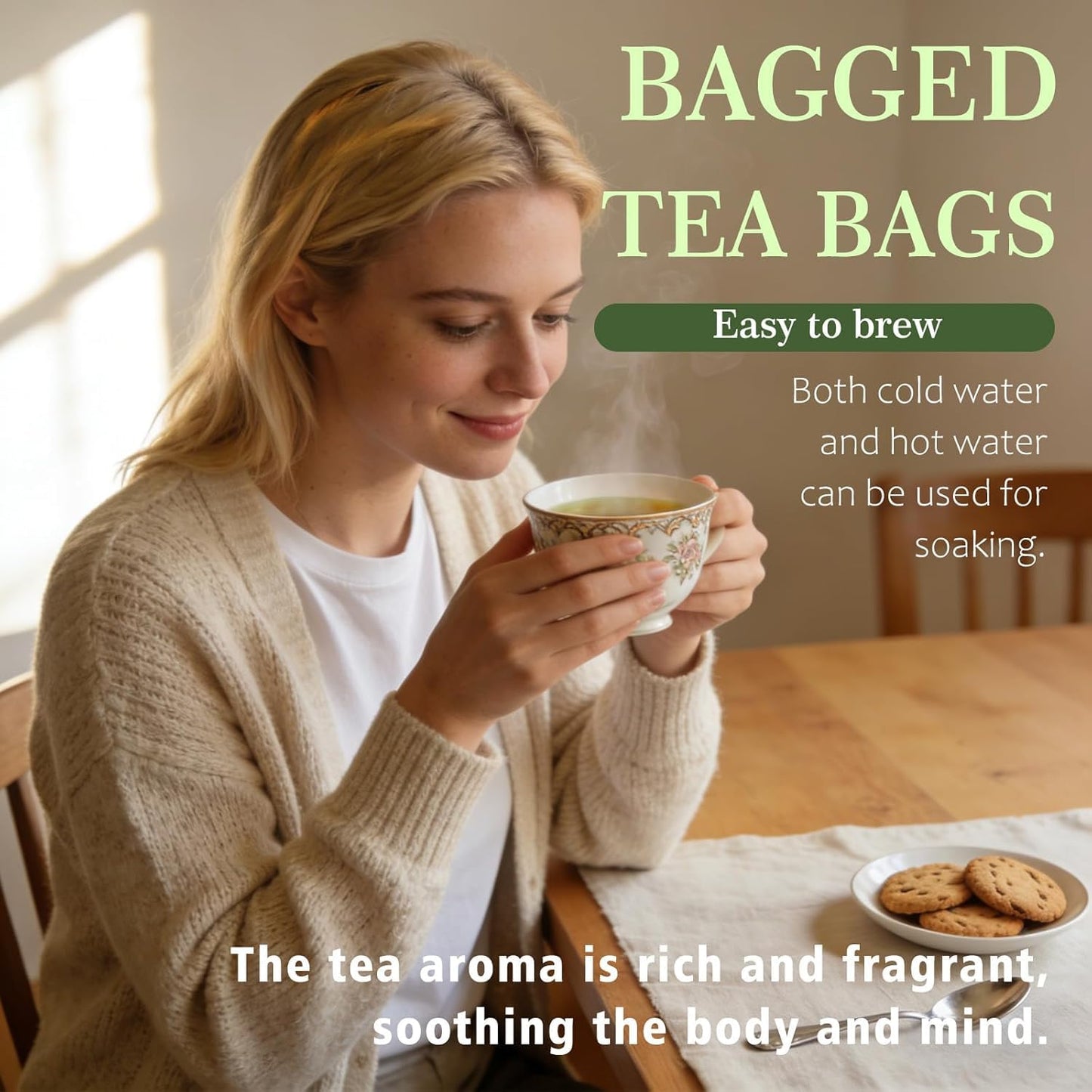Oolong Whole Leaf Tea Bags, Organic Non-GMO, High-Altitude, 20 Count (1) | Smooth Floral Honey Taste for Daily Relaxation &amp; Wellness Ritual, Moderate Caffeine