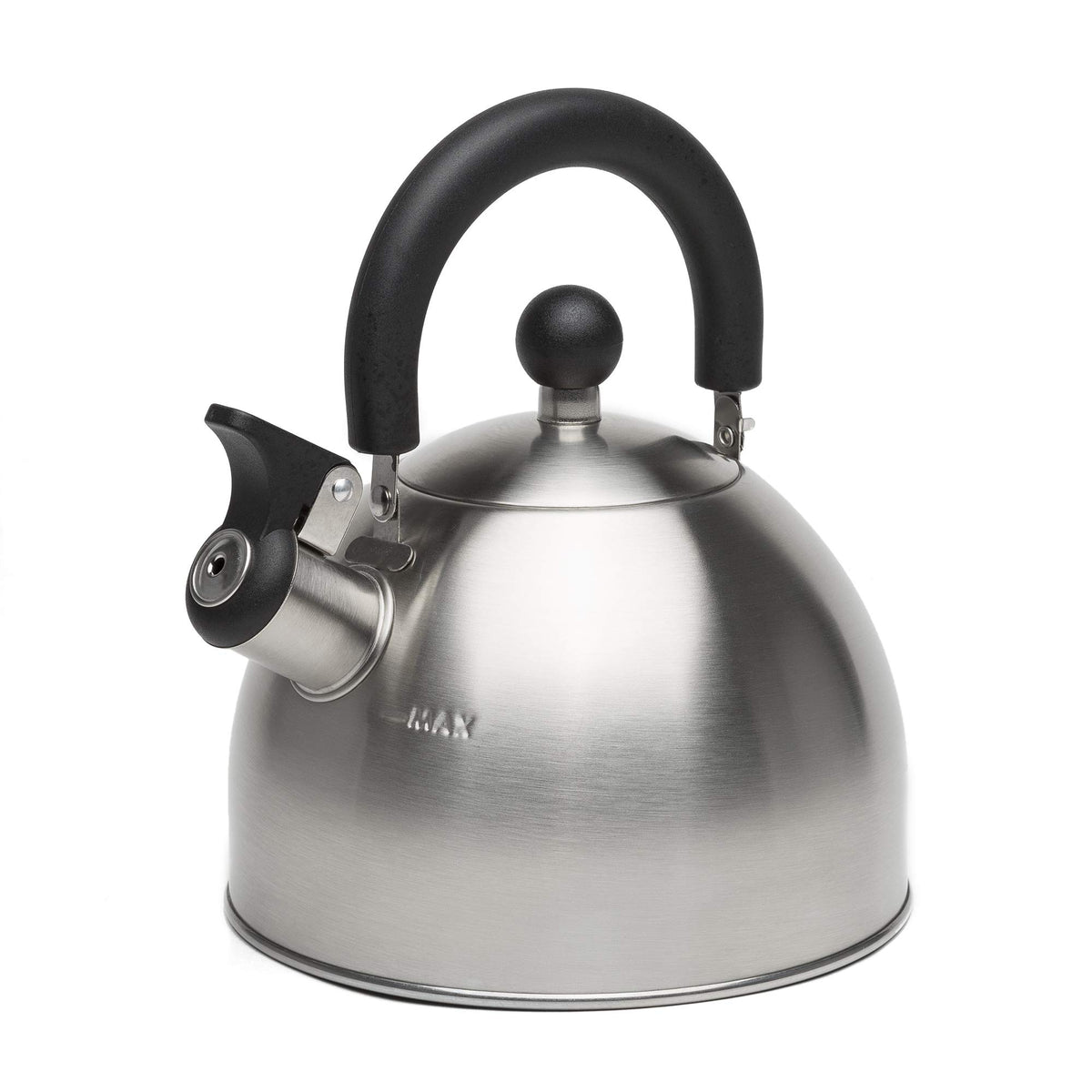 Primula Stewart Whistling Tea Kettle for Stovetop, Stainless Steel Stove Top Kettle with Fast Boil Whistling Spout and Cool