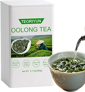Organic Oolong Tea, Smooth Taste, Low Caffeine, Hot and Cold Brew (Oolong(9.17 oz / 260g))