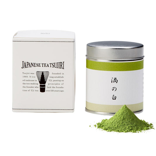 Tsujiri Matcha - Uzu no Shiro (30g / 1.06oz) - Ceremonial Grade Matcha Powder - Authentic Japanese First Harvest Matcha Green Tea - Uji, Kyoto, Japan