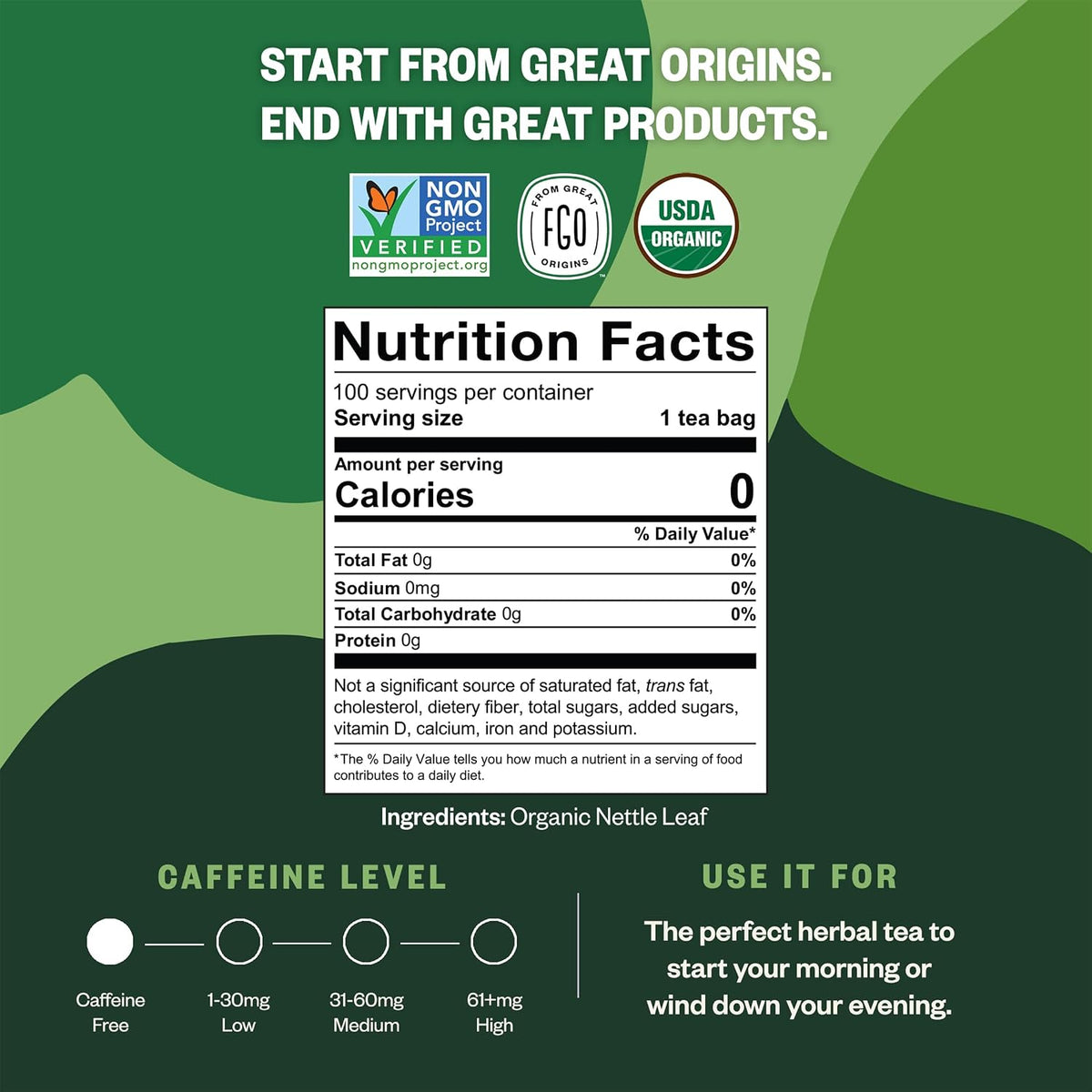 FGO Organic Nettle Leaf Tea