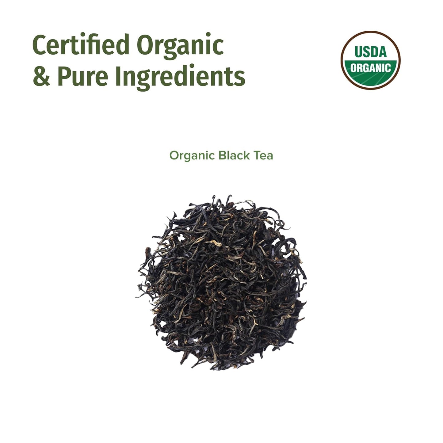 NEPAL TEA Organic Black Tea Loose Leaf - Certified Organic Premium Loose Leaf Black Tea - Single Origin from a Family Farm in the Himalayas - 3.5 Oz/100g (Himalayan Sunrise)
