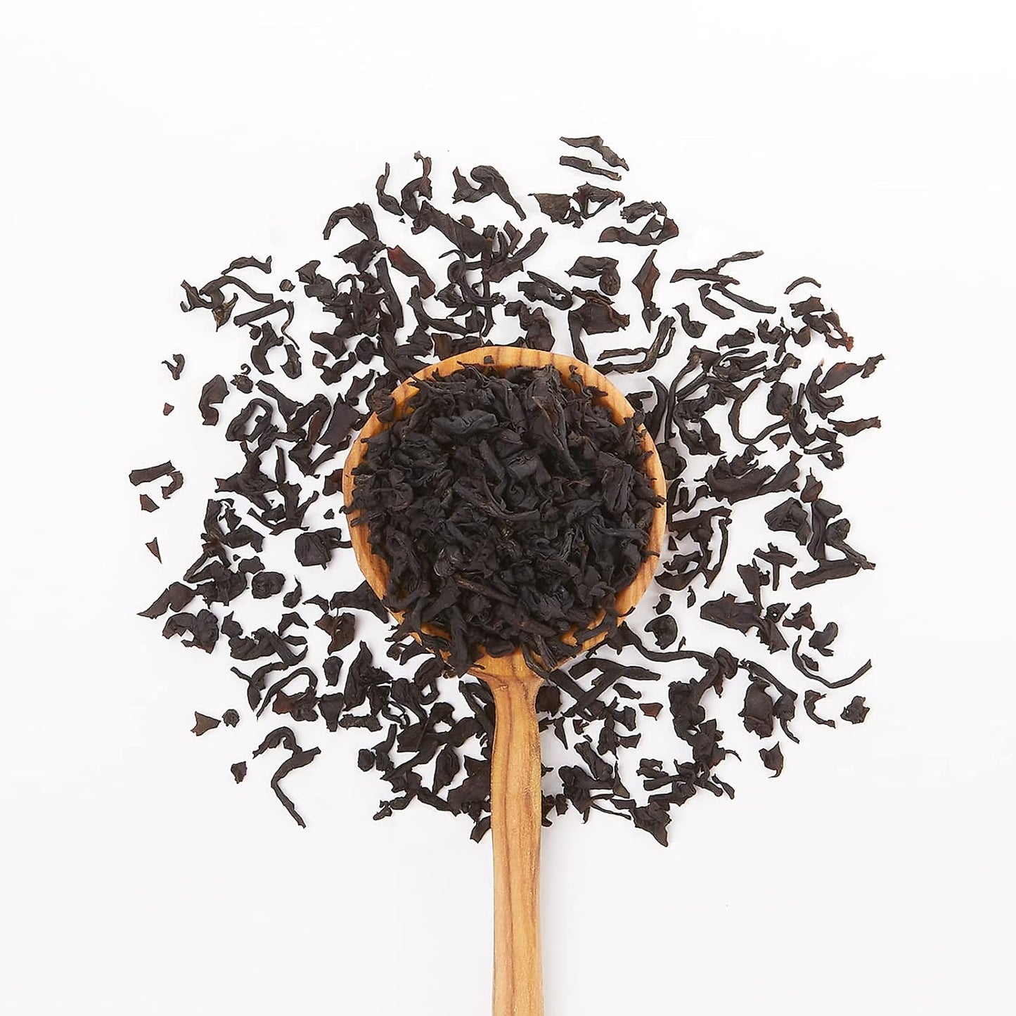 JusTea KENYAN EARL GREY Loose Leaf Black Tea, 40+ Cups Pouch, 4/5 Caffeine | Fair-Trade KENYAN EARL GREY Loose Leaf Black Tea. 90g/3.2oz Resealable Pouch. Steeps 40+ cups. 4/5 Caffeine. Organic.