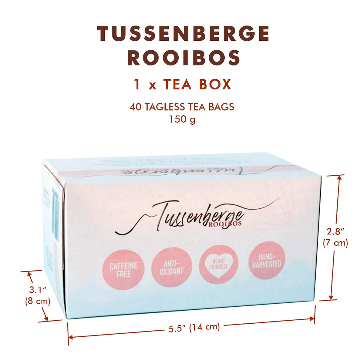 Tussenberge Organic Rooibos Tea Bags