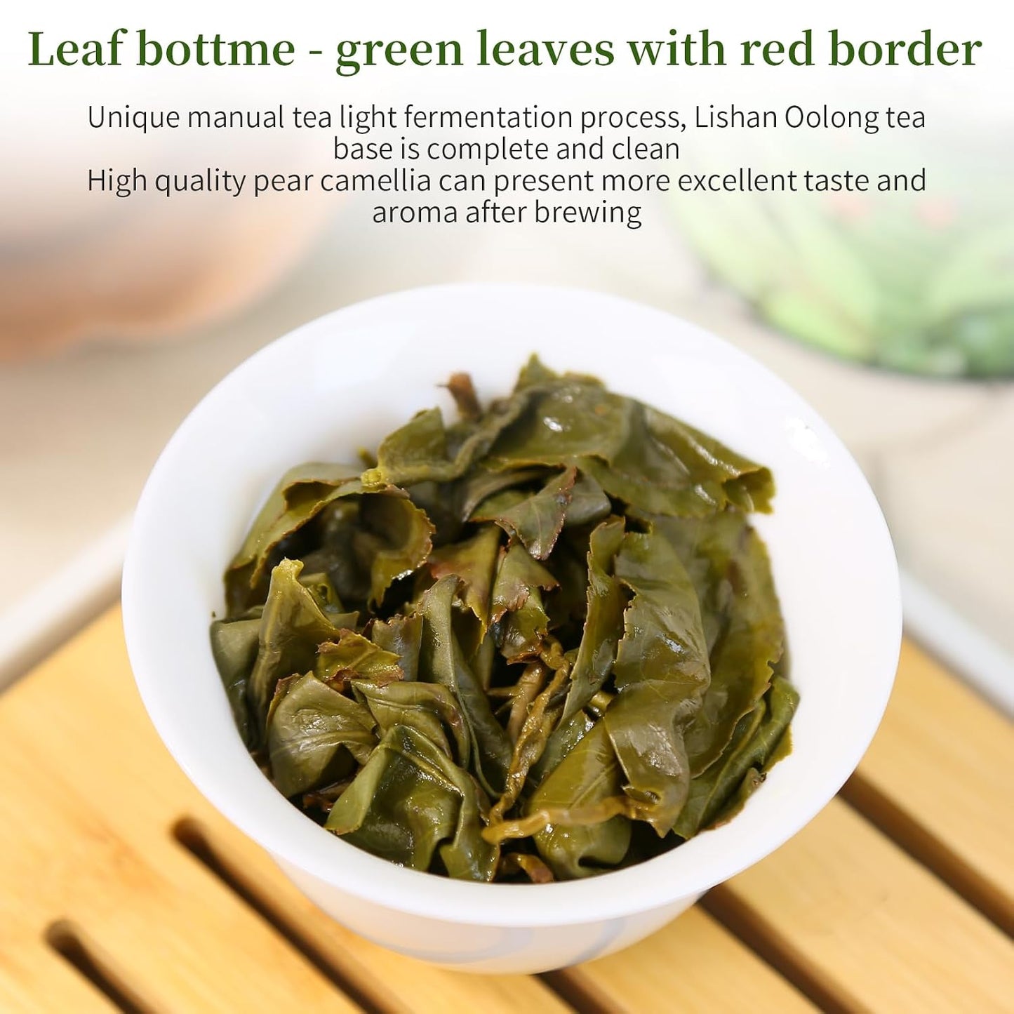 XIXICHA Lishan Oolong Tea Taiwan High Mountain Oolong Tea Loose Leaf Taiwan Lishan Tea Taiwaness Gaoshan Ulong Tea Formosa （120 cups）梨山茶 梨山高冷茶 台湾茶 台湾高山茶 乌龙茶 5.3oz/150g