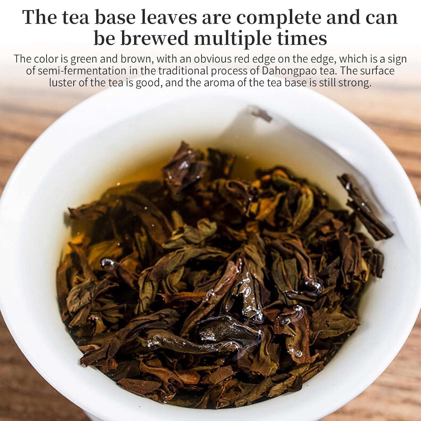 CHADUO Dahongpao Oolong Tea Loose Leaf Wuyi Da Hong Pao Big Red Robe Oolong Tea Fujian Wuyi Mountain Core Area Natural Orchid Fragrance Grade AAA大红袍 4.23oz/120g 花香型 大红袍乌龙茶 武夷岩茶