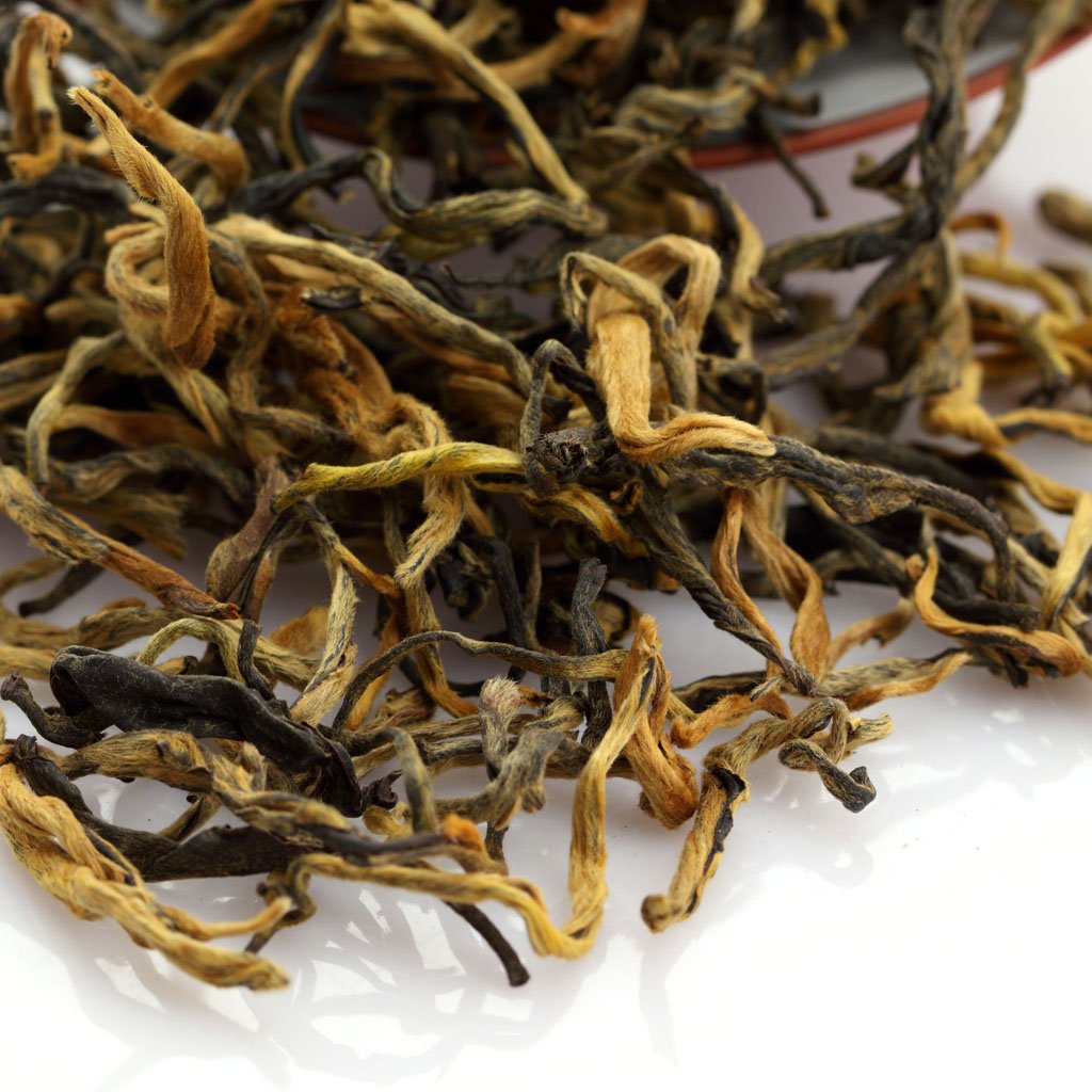 GOARTEA 100g / 3.5oz Supreme Grade Yunnan Black Tea Loose Leaf - Fengqing Dian Hong Dianhong Chinese Black Tea
