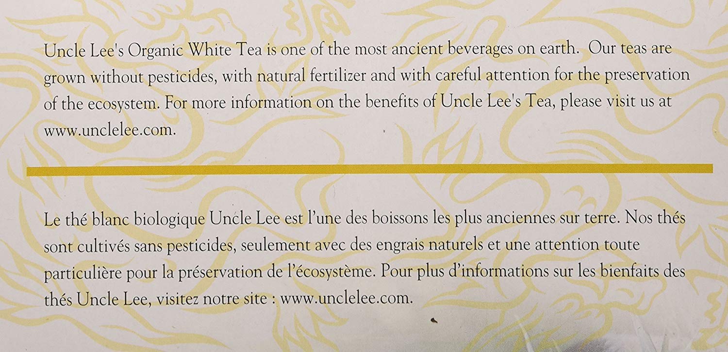 Organic White Tea 100 Bags