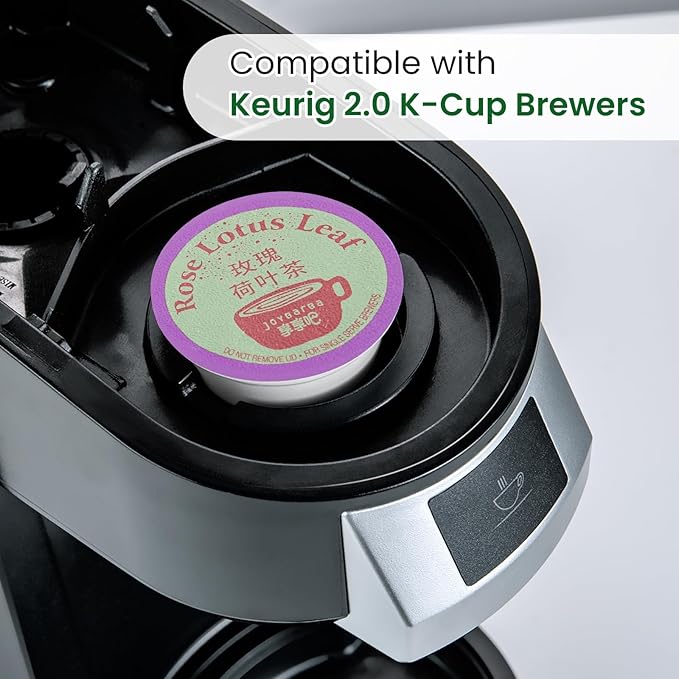 Eastsign Tea K Cups, 24-Count One Flavors K Cup Tea Pods Rose Lotus Leaf Tea, Gifts for Festival