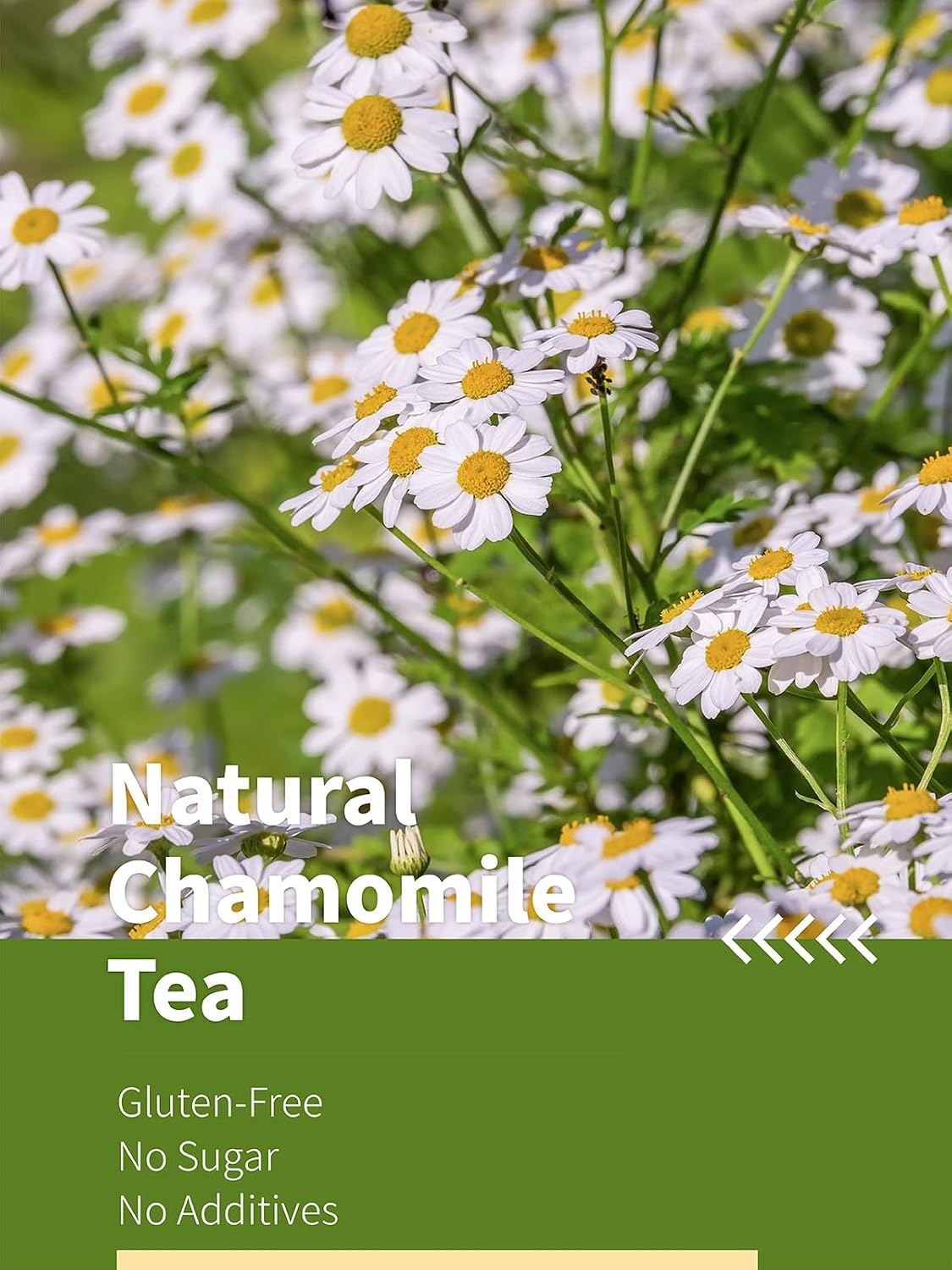 HYNTMYT Chamomile Tea Bags, Pure Chamomile Flowers, Caffeine Free, 120Count | Smooth &amp; Gentle Flavor, Natural &amp; Pure, Unsweetened, Hot or Iced Tea, Plant Fiber Tea Bags