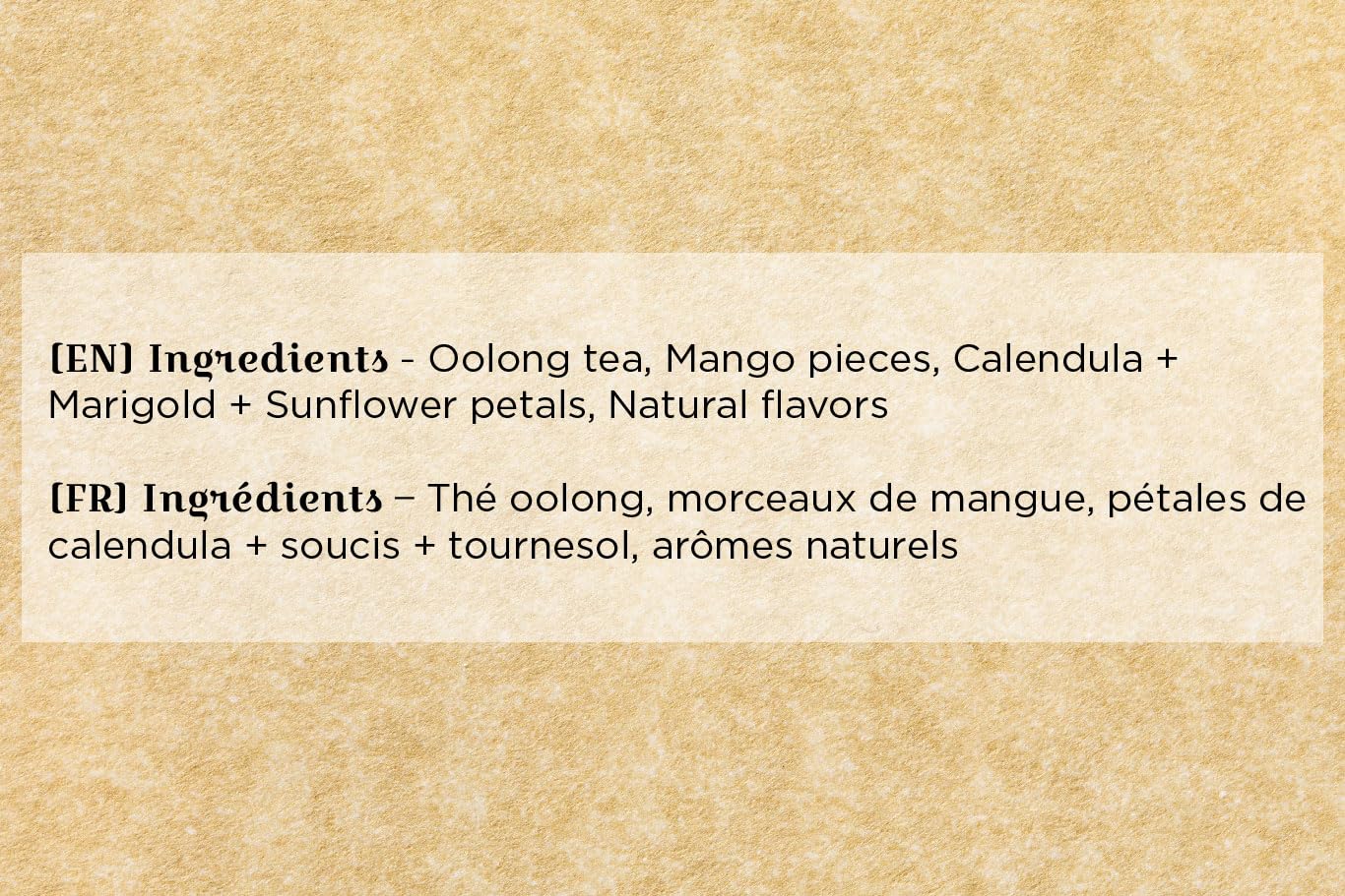 Denise's Fine Tea, Premium, Oolong J'adore Mango, Flavored Oolong Tea, Loose Leaf (100g)