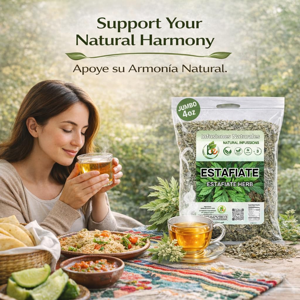 B-Experts Estafiate Herbal Tea (4 oz) – 100% Natural Mexican Mugwort (Artemisia ludoviciana) – Traditional Mexican botanical