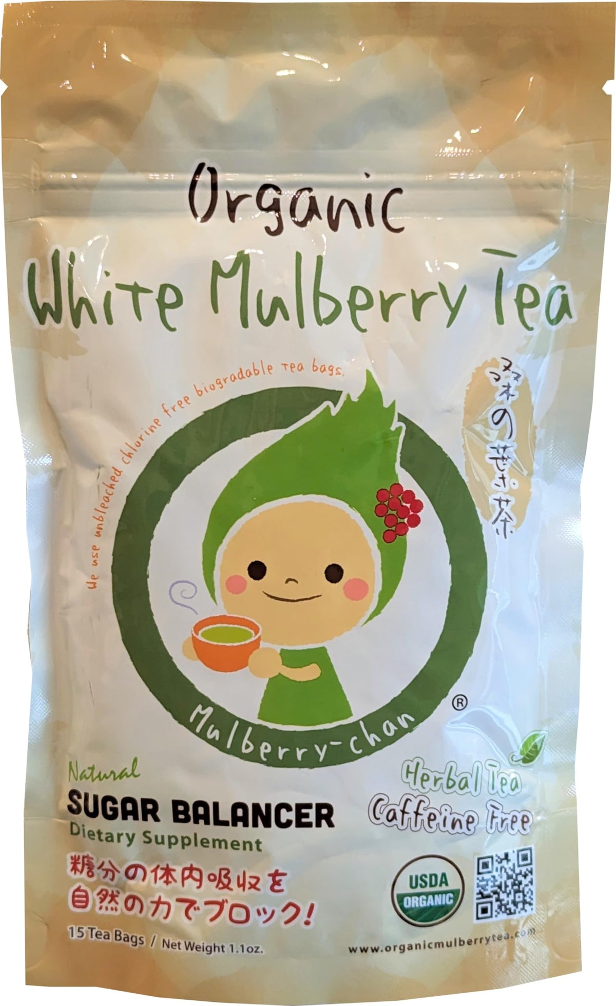 Mulberry-chan USDA Organic White Mulberry Tea