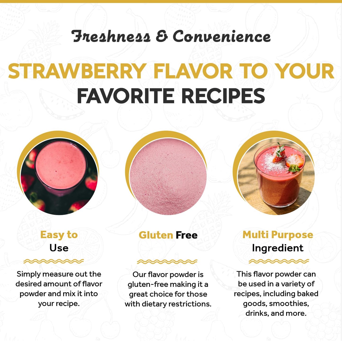 Fanale Strawberry Milk Tea Powder, Instant Flavoring Powder, 2.2lbs Pk-1 | Instant Flavoring Mix Perfect for Boba Milk Tea, Smoothies, Baking &amp; Desserts. Rich &amp; Creamy Beverage Powder, Easy to Prep