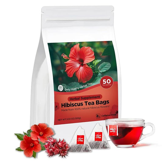 Pure Natural Hibiscus Tea Bags, Clear Heat And Moisturize Dryness, Rich In Antioxidants And Aids Digestion, Refreshing Sweet And Sour Fruity Taste