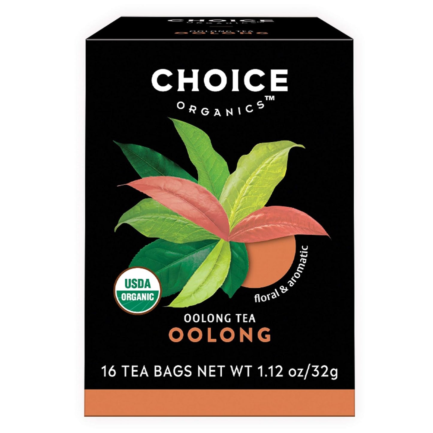 Choice Organics Oolong Tea, 16 Tea Bags (3 Pack) | Compostable Tea Bags, USDA Certified Organic, Vegan and Non-GMO for a Smooth Aromatic Everyday Cup