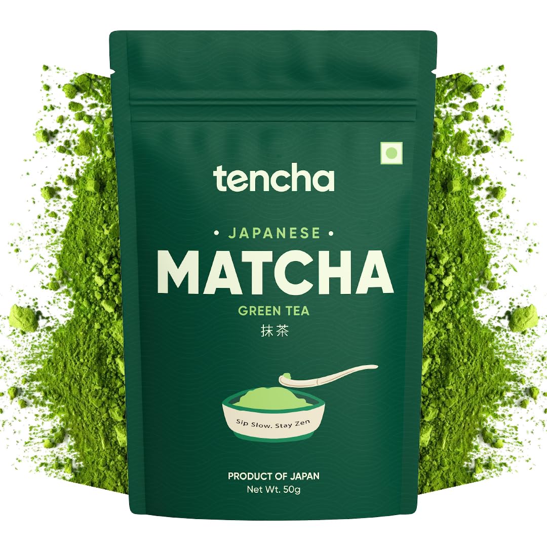 Tencha Premium Matcha Green Tea Powder Japanese Origin 50g | Premium Matcha Powder | Japanese Origin | Smooth Everyday Taste | Fine Texture | 50g Pack Size