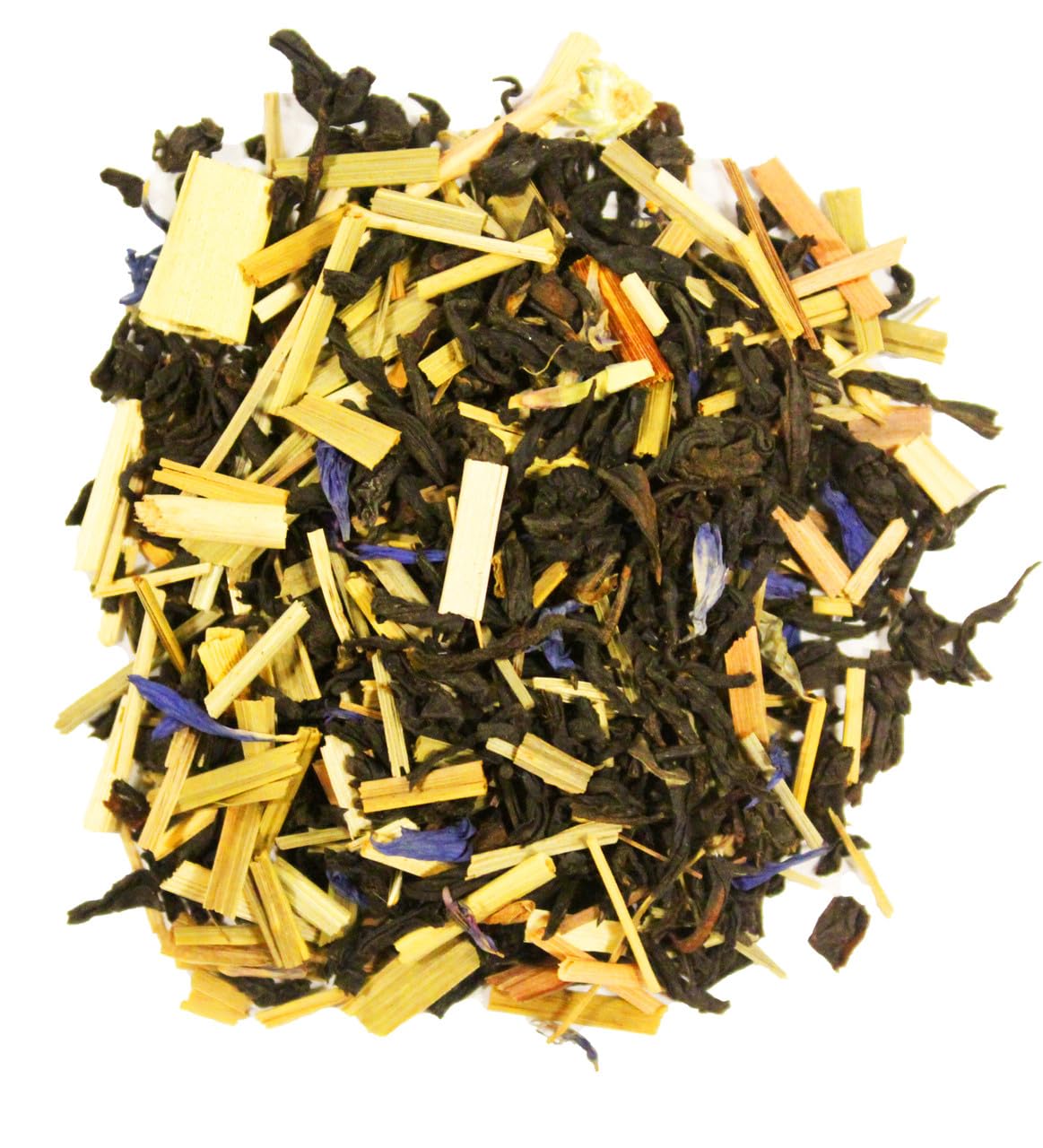Nelson's Tea Lemon Cream Earl Grey Black Loose Leaf Tea w/Lemongrass, Cornflower & Natural Flavoring - 1.6oz Black Blend - Zesty & Creamy, Refreshing Classic Favorite, Excellent for Cold & Hot Brew