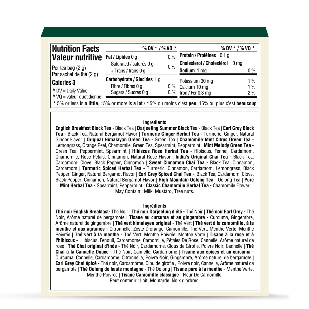 VAHDAM, Assorted Tea Sampler (15 Different Variety in Individually Wrapped Pyramid Tea Bags) Long Leaf Premium Teas I Teas Gift Set I Ideas for Tea Lovers | Gifts for Women & Men