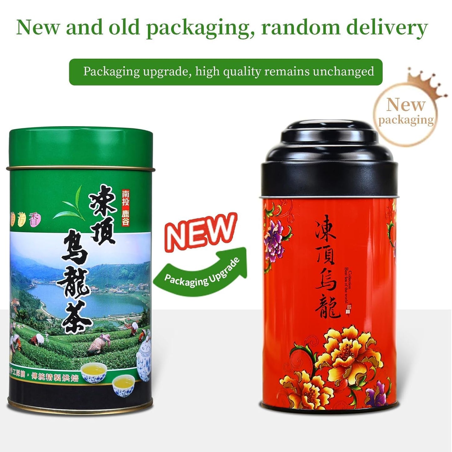 XIXICHA Dongding Oolong Tea Loose Leaf Taiwan High Mountain Tea Taiwan Dong Ding Gaoshan Ulong Tea Taiwanese Green Oolong One Thousand Meters High Mountain 150g/5.3oz （120 cups）凍頂乌龙茶 冻顶乌龙 乌龙茶 台湾茶
