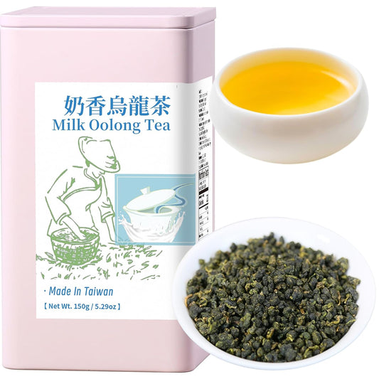 Yuexi Milk Oolong Tea Loose Leaf 5.3oz/150g Taiwan Jinxuan Oolong Tea 奶香乌龙
