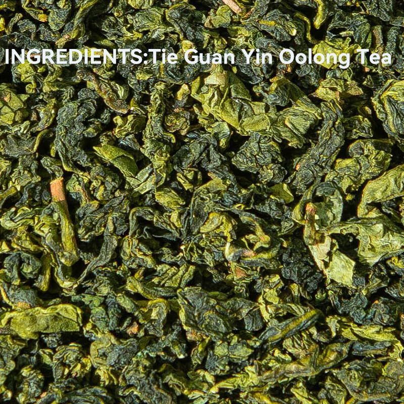 Tieguanyin Oolong Tea Bags 50 Count | Premium Chinese Iron Goddess of Mercy Tea | Orchid Aroma Floral Oolong Tea | Smooth Calm Energy Tea for Focus, Relaxation & Wellness