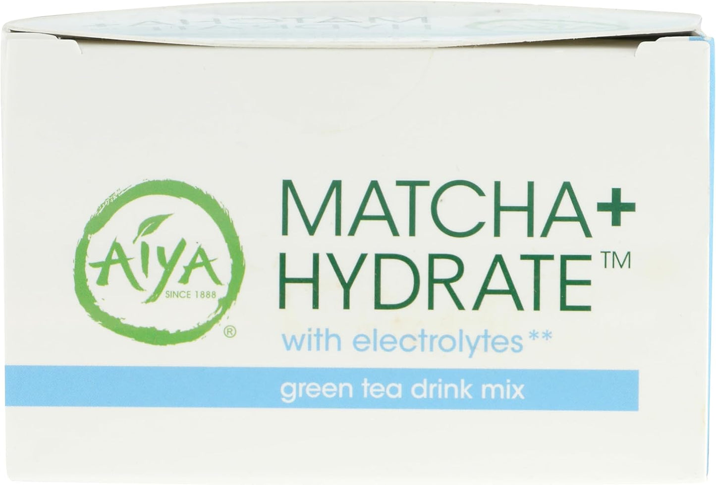 Aiya Matcha+ Hydrate ™ - Strawberry Pomegranate Matcha Drink Mix with Electrolyte - Premium Japanese Matcha Hydrating Powder Blend - 290mg Electrolytes per Packet - Non-GMO - 8 Sticks