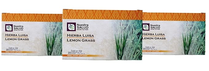 Lemongrass Filter Tea Hierba Luisa Value Pack (60 tea bags)
