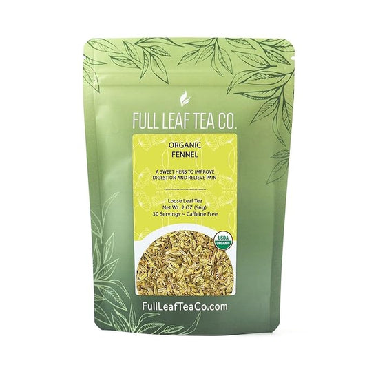 Organic Fennel - 2 oz Bag (approx. 30 servings), Full Leaf Tea Company