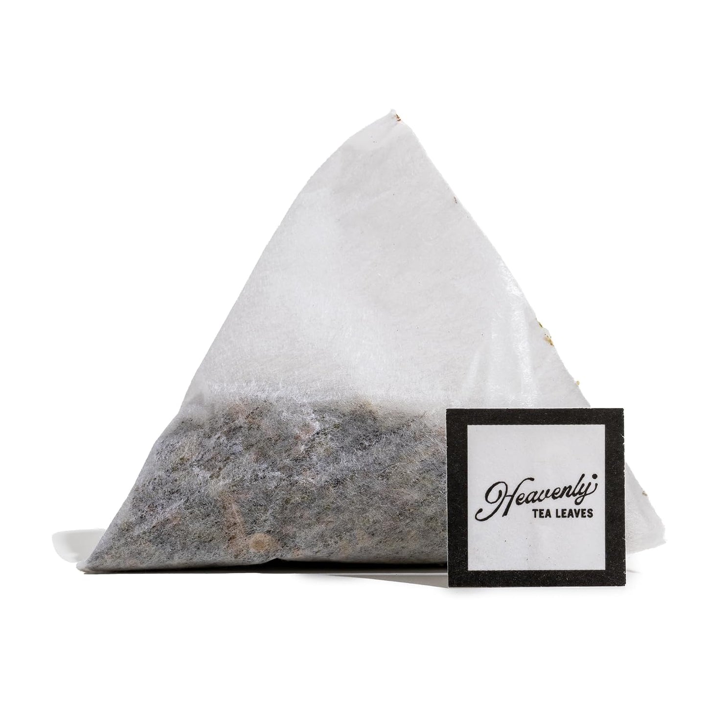 Heavenly Tea Leaves Organic Peppermint Herbal Tea, 50 Plastic-Free Bags | Naturally Caffeine-Free, Cool &amp; Refreshing, Great Hot or Iced, Plastic-Free Pyramid Bags, 50 Count