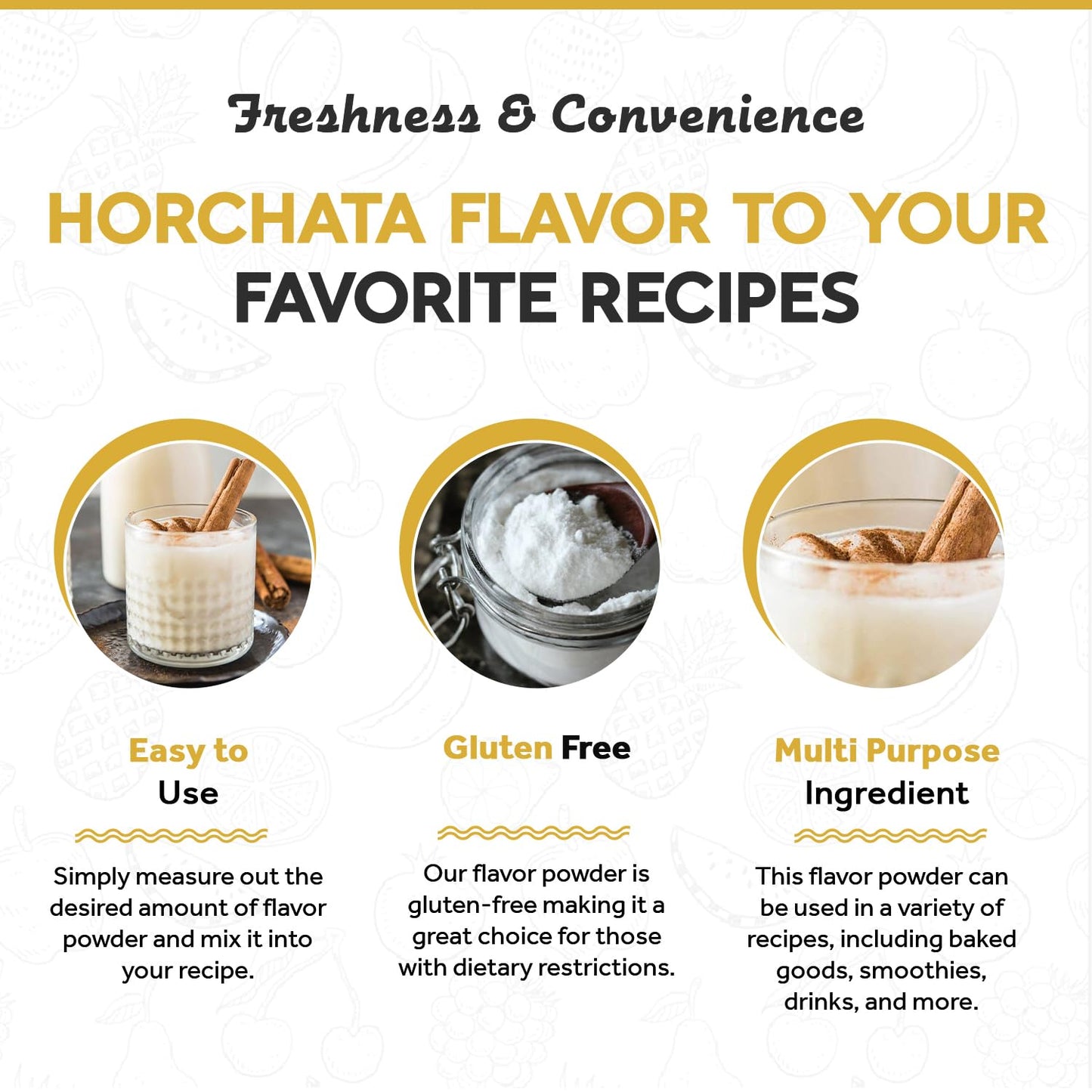 Fanale Horchata Milk Tea Powder, Instant Flavoring Powder, 2.2lbs Pack of 1 | Instant Flavoring Mix Perfect for Boba Milk Tea, Smoothies, Baking &amp; Desserts. Rich &amp; Creamy Beverage Powder, Easy to Prep