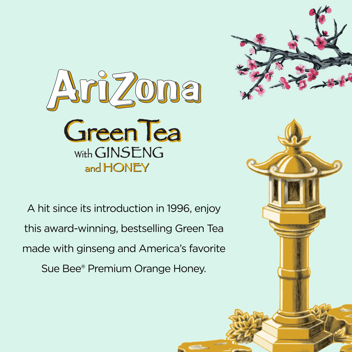 AriZona Green Tea, Drink Boxes | Cane Sugar | 6.75 fl oz (32 Pack)