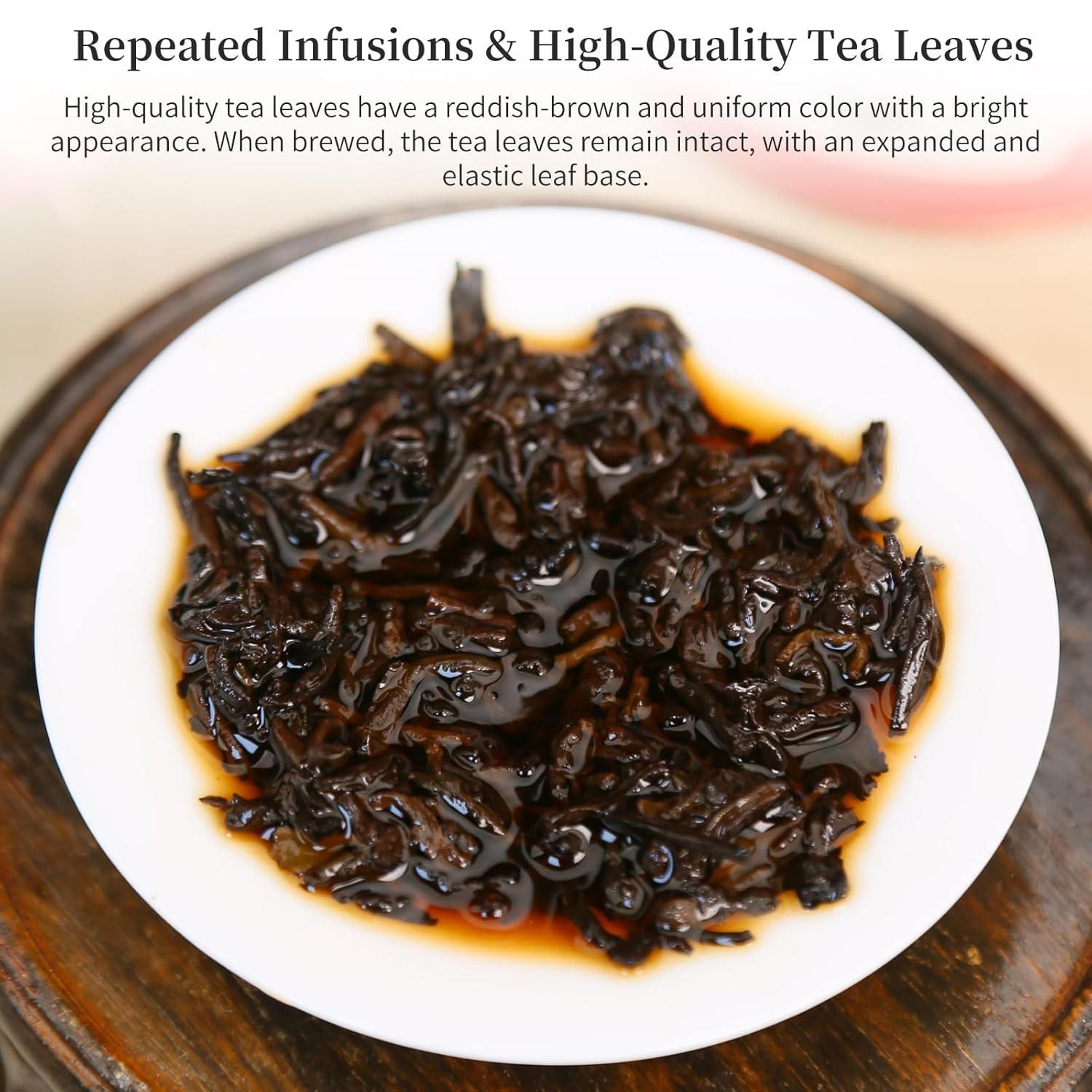Yuexi Puerh Tea Loose Leaf Grade AAA Chinese Yunnan Puer Aged Fermented Pu-erh Ripe Puerh Chinese Tea Yunnan Ancient Tree 普洱茶 熟茶 宫廷普洱茶 云南勐海 7.05oz/200g