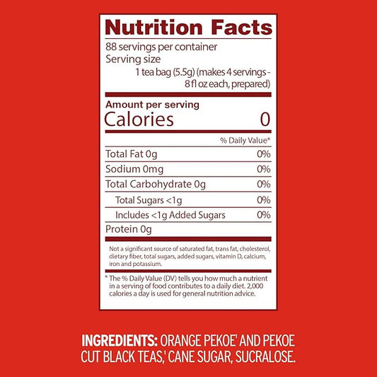 Luzianne Sweet Iced Tea Bags, Family Size, 22ct Box (Pack of 1)