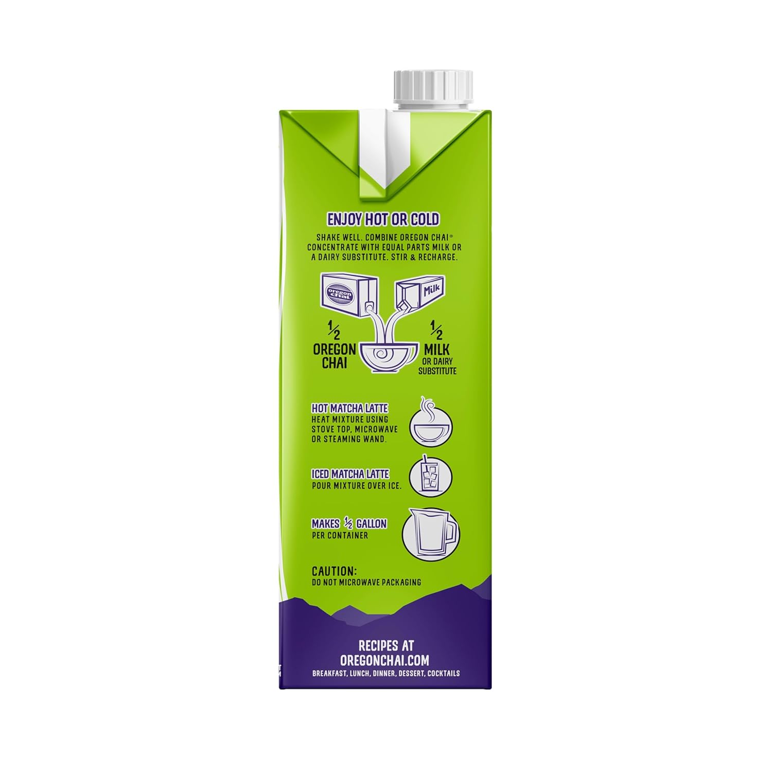 Oregon Chai Matcha Tea Concentrate, 32 Fluid Ounces (Pack of 1)