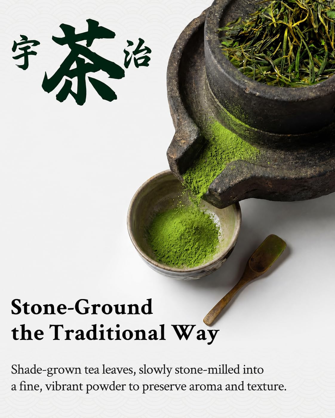 HAYASHIYA Ceremonial Grade Uji Matcha Green Tea Powder, 30g / 1.06oz Tin | First-harvest Uji matcha from Kyoto, Japan, stone-ground for a smooth texture; ideal for tea, lattes and daily use