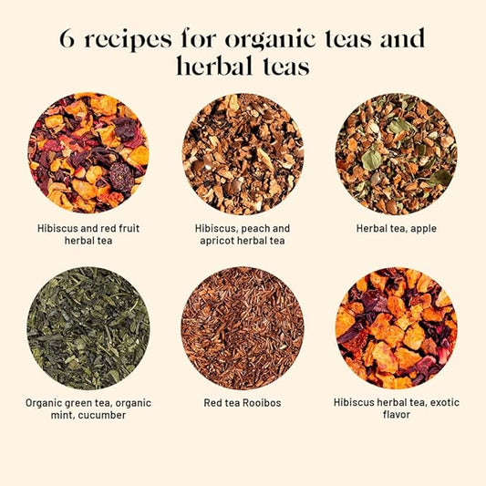 Kusmi Tea - Iced Teas Gift Set - Sampler Assortment Variety Box - Organic Teas - Gift Idea for Men and Women - Flavored Infusions, Hibiscus, Rooibos, Green Tea - 6 Iconic Blends - 24 Tea Bags