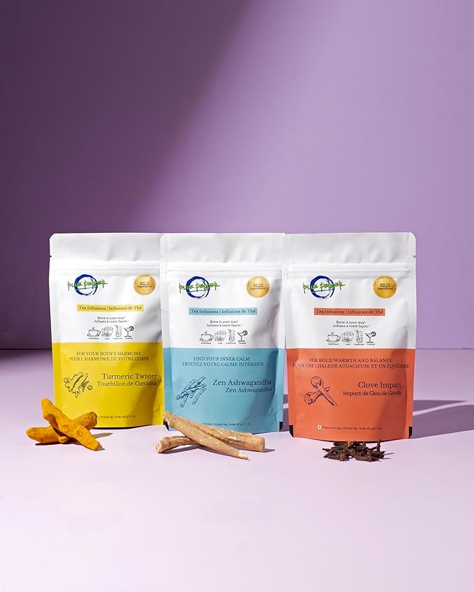 Blue Pepper Hibiscus Tea Infusion, Hibiscus, Mint, Black Seeds, Cinnamon & Moringa, Caffeine-Free Natural Beverage