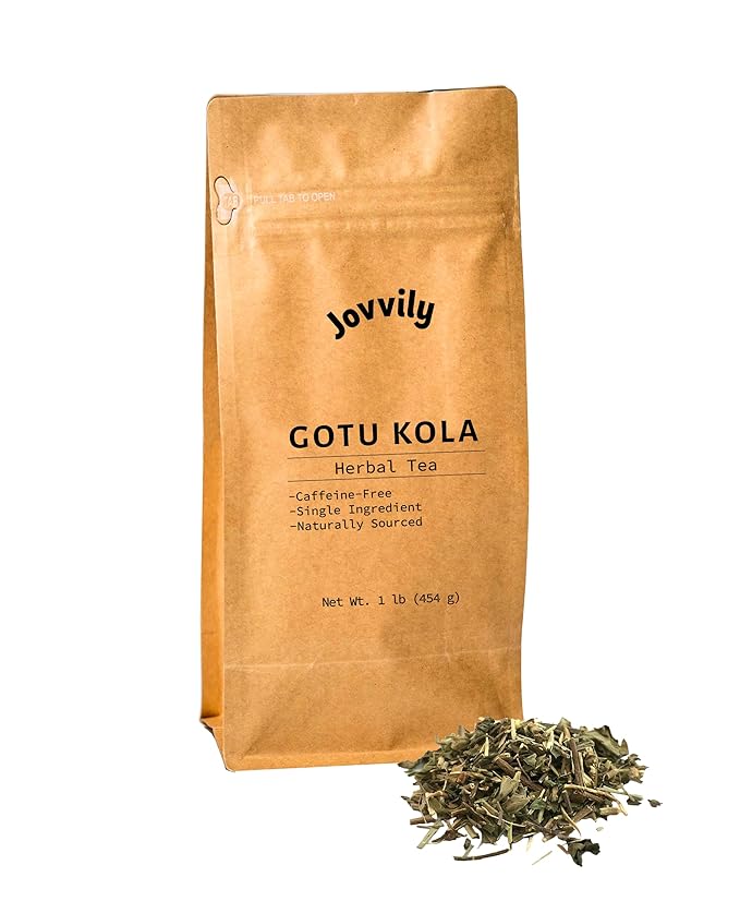 Jovvily Gotu Kola Herb - 1lb - Cut & Sifted - Herbal Tea - No Fillers Or Additives